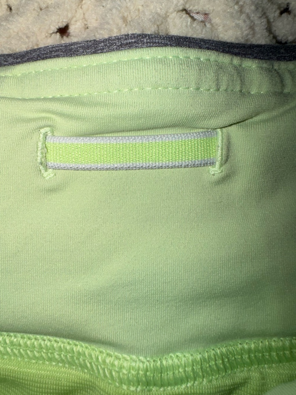 Lululemon Speed Up Shorts 2.5” Clean Mint Heathered Slate Size 4 EUC - Picture 9 of 13
